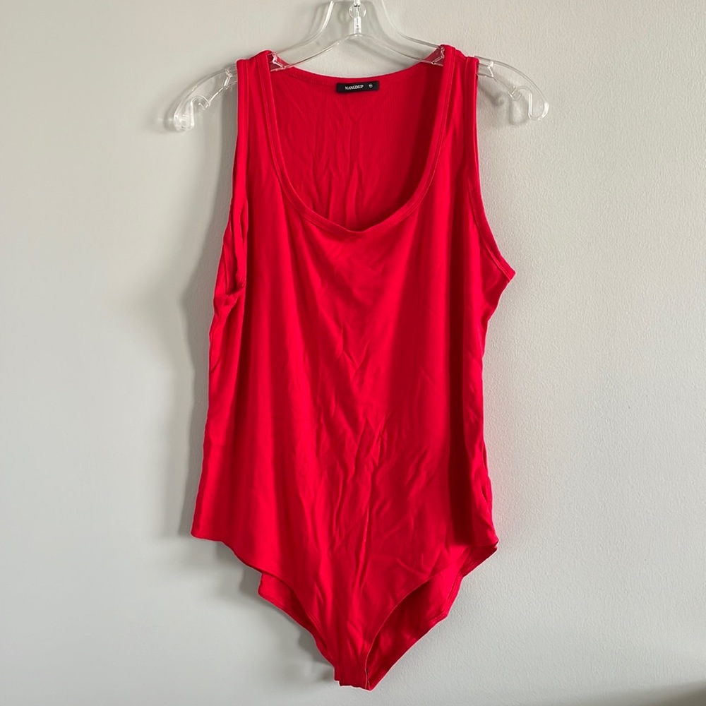 *SOLD* Red Bodysuit, Size XXL - Picture 1 of 8